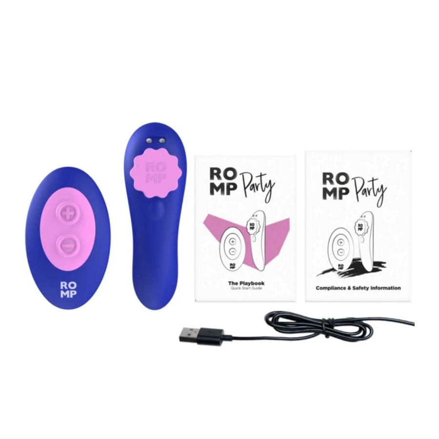 ROMP - PARTY MAGNETIC VIBRATING SILICONE PANTIE WITH REMOTE CONTROL
